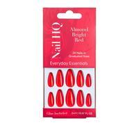 Nail HQ Almond Bright Red Nails (24 Pieces)