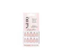 Nail HQ Almond Glossy French Nails x24