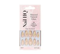 Nail HQ Almond Natural Glaze Nails
