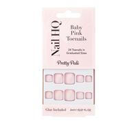 Nail HQ Baby Pink Toenails (24 Pieces)