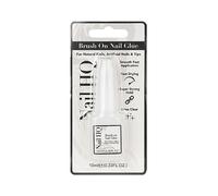 Nail HQ Brush-On Nail Glue 10 ml - Super-Strong Fast-Drying Adhesive for Press-On Nails, Nail Tips, Broken Nails & Nail Art - PETA-Approved, Vegan & Cruelty-Free