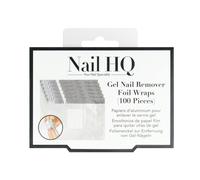 Nail HQ Gel Nail Remover Foil Wraps - 100 Pieces