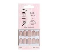 Nail HQ Oval Ballet Shoe Nails (24 Pieces)