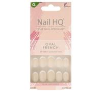 Nail HQ Oval French Nails 24 pcs