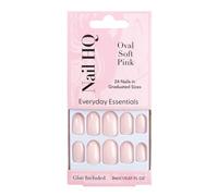 Nail HQ Oval Soft Pink Nails (24 Pieces)