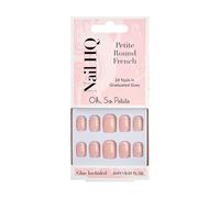 Nail HQ Petite Round French Nails (24 Pieces)