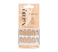 Nail HQ Press On Nails - Oval Sunbeam Cat Eye Nails, 24 Durable Glossy Finish False Nails for Salon-Quality Manicure at Home