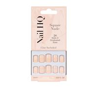 Nail HQ Press Ons - Square Nude - 24 Strong, Durable False Nails with Glossy Finish for Salon-Quality Manicure at Home