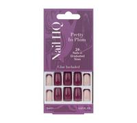 Nail HQ Pretty In Plum Square Nails