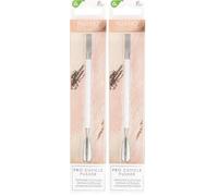 Nail HQ Pro Cuticle Pusher - Double-Ended Stainless Steel Tool with Pusher & Scraper Ends for Professional Nail Care, Cuticle Removal & Manicure Prep (Pack of 2)
