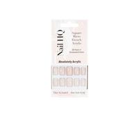 Nail HQ Square Micro French Acrylic Nails (24 Pieces)