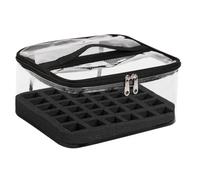 Nail Kit Carrying Bag for Manicure Tools Nail Polish Storage Bag Multi-Color Portable Hand-held Large Cosmetic Holds Up to 36 Bottles Dril Nail Tech Travel Case
