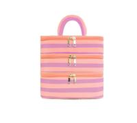 Nail Kit Carrying Bag for Manicure Tools Portable 3 Layer Nail Polish Organizer BagTravel Essential Storage Women Use Professional Tech Tools Case Nail Tech Travel Case(Color10)
