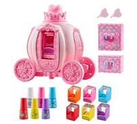 Nail Kit for Girl Quick Dry Water-Based Peel-Off with Storage Box