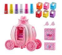 Nail Kit for Girl,Water-Based Peel-Off Washable Quick Dry - Kids Nail Kit,for Children's Day Birthday Thanksgiving, Home School Park Outdoor
