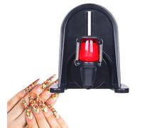 Nail Lacquer Mixer Nail Gel Polish Shaker Machine, Electric Gel Liquid Bottle Shaking Machine, Touch Type Button, Adjustable Spring Mini Mixer for Nail Art, Shakes 60 Seconds