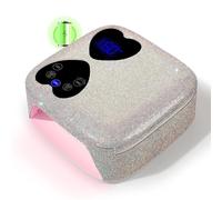 Nail Lamp Cordless, CHRISTINE SHELLY 80W Rechargeable UV LED Nail Dryer Gel Polish Light with 5 Timer Setting Quick Dry Curing Lamp with Display Auto Sensor for Salon Professional