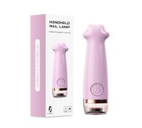 Nail LED Lamp | 3W Rechargeable Handheld Manicure Curing Device,Portable Nail Dryer - for Home Spa Center Beauty Salon Travel Vacation Office Campus Apartment