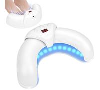 Nail Light Device with 910nm Infrared Light and 470nm Blue Light, Portable Nail Fungus Laser Device for Fingernails and Toenails, LED Nail Cleaning Machine with Timer for Home and Travel Use