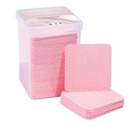 Nail Lint Wipes,200 Polish Remover Pads Non-Woven Cleaning Wipes for Nails - Cleaning Wipes, Eyelash Extension Glue Wipes, Lash Glue Wipes Lint Wipes, Pink