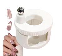 Nail Magnet | 360 Degree Rotatable Manicure Design with Glass Bead,Strong Magnet for Nails | For Home Salon Art Studio Exercise Beginners
