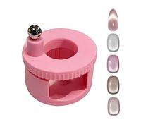 Nail Magnet | 360 Degree Rotation with Glass Beads for - Stable Magnet for Women Girls Home Use Salon Art Studio Practice Beginners