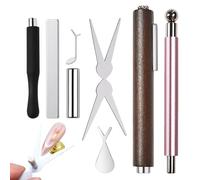 Nail Magnet | Glitter French Manicure Set - Strong Nail Magnet Tool for Women Teens Girls Beginners Home Salon Studio
