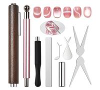 Nail Magnet, Manicure Glitter Design - Magnetic Tool Set | for Home Salon Professional Nail Studio Creativity