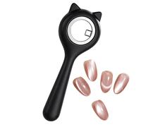 Nail Magnet, Portable Flexible Compact Circular Tool | Circular Nail Magnet Tool - for Women, Girls, Beginners, Artists, Beauty, Travel, Home and Indoor