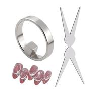 Nail Magnet Tool | DIY Ring Immediately for Expert - Portable Nail Magnet Manicure Kit - for Indoor and Outdoor Use, Flat, Travel, Dating, Adults, Beginners, Experts