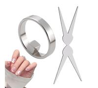 Nail Magnet Tool - Double Headed Gel Design Instrument | Professional Manicure Ring Shaping Accessory, Easy Pattern Creation Tool for Salon Home Travel Beauty Use