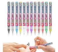 Nail Markers 12 Colors Fingernail Art Markers