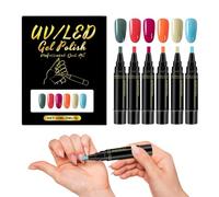 Nail Markers 6 Colors Fine Tip Doodle Markers