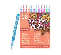 Nail Markers | Fine Tip Long-Lasting Manicure Tools | 0.5mm Nail Doodle Pens Painting Tools - for Home Salon Christmas Birthday Women Girls Kids Teens Drawing Painting