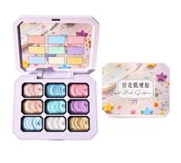 Nail Modelling Gel, 9 Colours, Long-Lasting Modelling Nail Palette