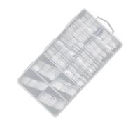 Nail Models, 120 Pieces Transparent UV Gel Moulds with Double Nail Models, for Women Builder with Fake Fingers and Feet for Home Use