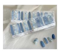 NAIL n THINGS - ND35 Forzen Ice Self-Adhesive Design Nail Polish Wraps 1 set