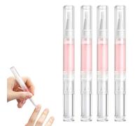 Nail Nutrient Oil Pens,Hydrating Soothing Cuticle Oil Pen for Nails Care,2ml Nail Growth Brighten Strengthener Cuticle Softener for Moisturizing Repairing Dryness Redness Peeling (Peach)