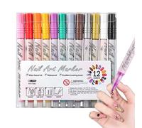 Nail Paint Pens 12 Colors Nail Paint Pen Set