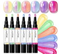 Nail Paint Pens - Set of 6 Colours for in