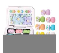 Nail Painting Gel - Paint Nail Gel,9 Colors Art Glue Palette for Sculpture, Drawing, Molding, Decoration, Manicure, Salon, Home, Girls, Women