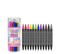 Nail Painting Pens 12 Colors Double Tip Manicure Art Painting Tool | Nail painting pen for beginners in home use and salon area do-it-yourself design drawing and beauty