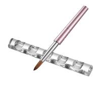 Nail Pen Holder - 3.15 Inch Acrylic Brush Stand | Manicure Tool Tray - Display Stand For Stylists - Transparent, Durable 20g Material This Elegant Transparent Stand Is Perfect