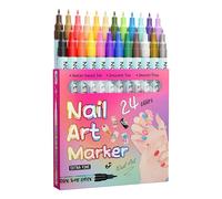 Nail Pen Long-Lasting 24-Color Waterproof