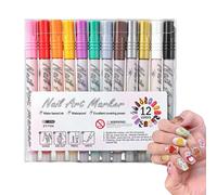 Nail Pens 12 Colors Nail Paint Art Pen Set