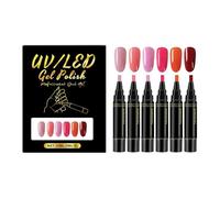 Nail Pens 6 Colors Fine Tip Doodle Tools