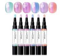 Nail Pens 6 Colours Polarising Gel Pen