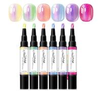 Nail Pens 6 Colours Polarising Gel Pen