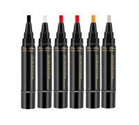 Nail Pens - 6 Piece Quick Dry Long Lasting Manicure Nail Paint Set For Easy Application, Precision Pen Design Style Structure, Smooth Flow System + Fast Dry Formula Build, Durable Cosmetic