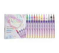 Nail Pens, Art Fast Drying Smudge Proof Liner, Nail Polish Painting Markers Kit, for Kids Girl Adults Beginner Fingernail Canvas Craft Salon Home